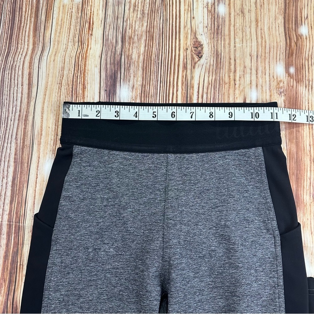 Lululemon Athletica Box It Out Tight Heathered Black / Black Leggings Size 4 - Picture 11 of 15